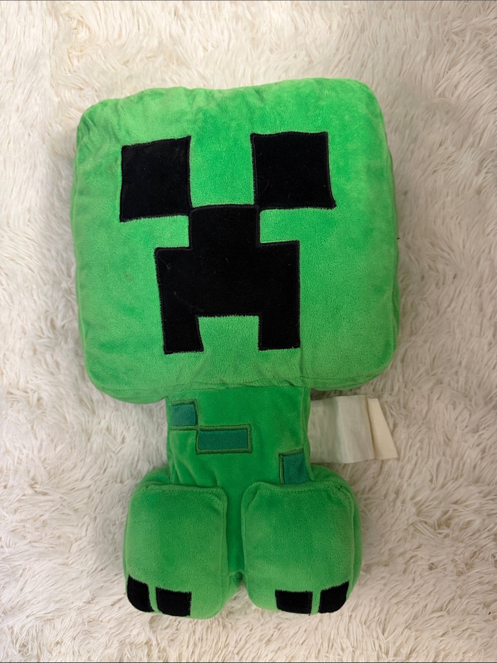 Green Creeper Plush Stuffed Animal - Soft Minecraft-Inspired Toy